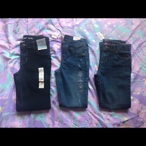 Girls Jeans Denim Bundle - Justice, Cat & Jack